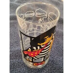 McDonald's Action Series Hamburglar Glass McDonald Land 1977 like new